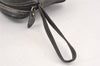 Authentic GUCCI Vintage Clutch Hand Bag Purse Leather Black Junk 1674K