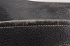 Authentic GUCCI Vintage Clutch Hand Bag Purse Leather Black Junk 1674K