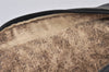 Authentic GUCCI Vintage Clutch Hand Bag Purse Leather Black Junk 1674K