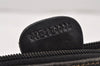 Authentic GUCCI Vintage Clutch Hand Bag Purse Leather Black Junk 1674K