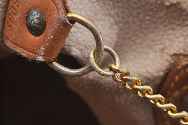 Authentic Louis Vuitton Monogram Bucket GM Shoulder Tote Bag M42236 Junk 1675I