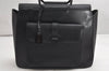 Authentic GUCCI Vintage 2Way Shoulder Tote Bag Leather Black Junk 1675K