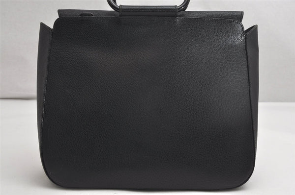 Authentic GUCCI Vintage 2Way Shoulder Tote Bag Leather Black Junk 1675K
