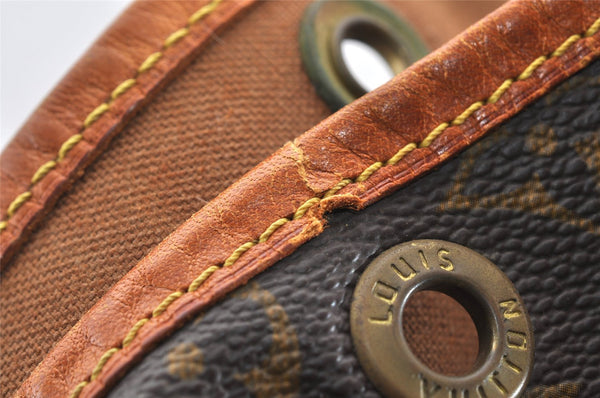 Authentic Louis Vuitton Monogram Noe Shoulder Drawstring Bag M42224 LV 1676I