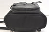 Authentic GUCCI Jackie Drawstring Backpack Nylon Leather 0030245 Black 1676K