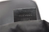 Authentic GUCCI Jackie Drawstring Backpack Nylon Leather 0030245 Black 1676K
