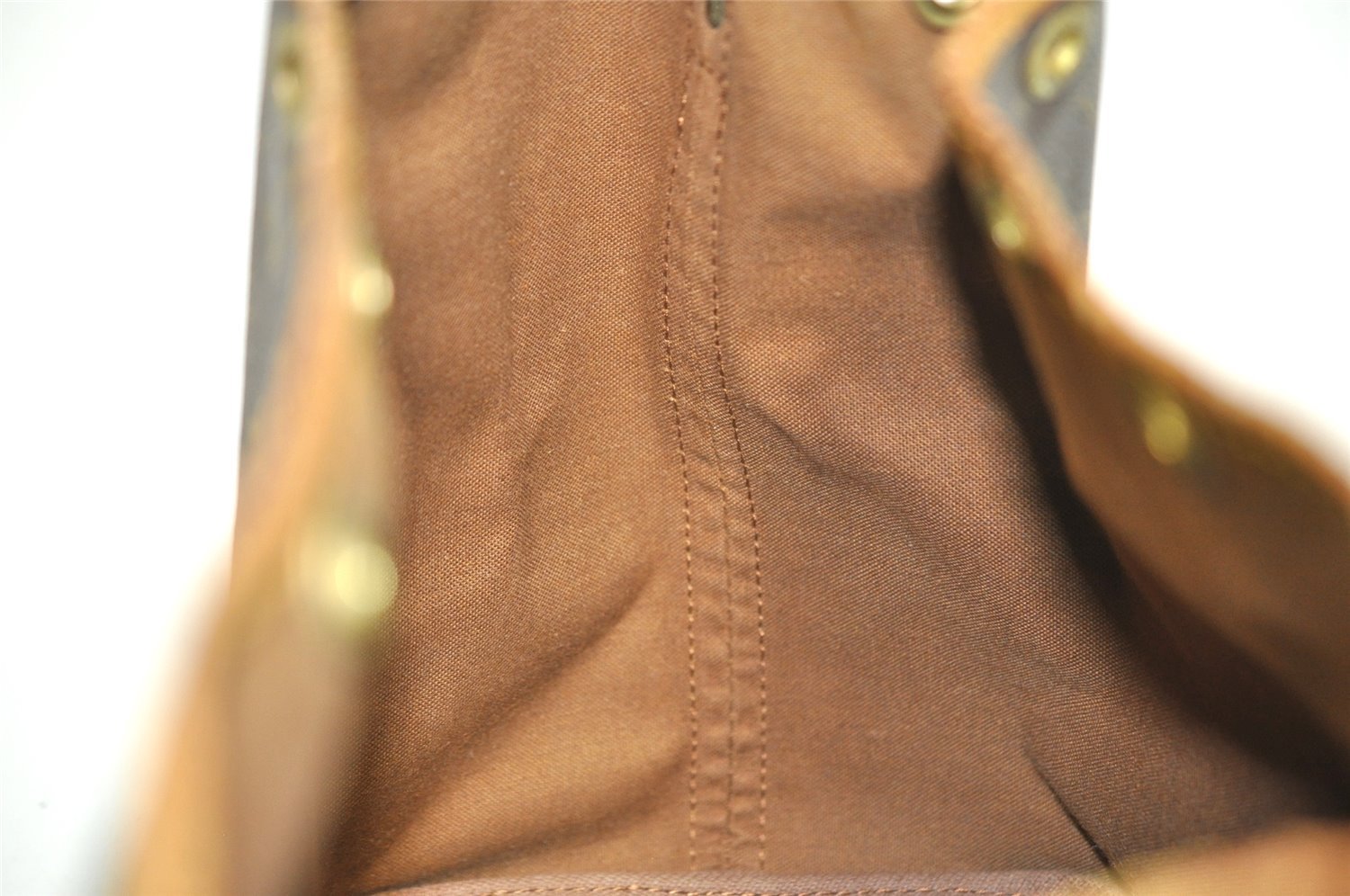 Authentic Louis Vuitton Monogram Petit Noe M42226 Shoulder Drawstring Bag 1678I