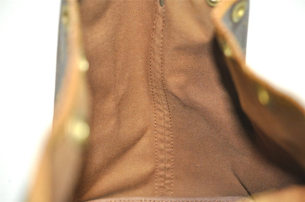 Authentic Louis Vuitton Monogram Petit Noe M42226 Shoulder Drawstring Bag 1678I