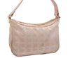 Authentic CHANEL Vintage New Travel Line Shoulder Hand Bag Purse Pink 1678K