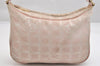 Authentic CHANEL Vintage New Travel Line Shoulder Hand Bag Purse Pink 1678K