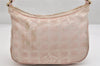 Authentic CHANEL Vintage New Travel Line Shoulder Hand Bag Purse Pink 1678K