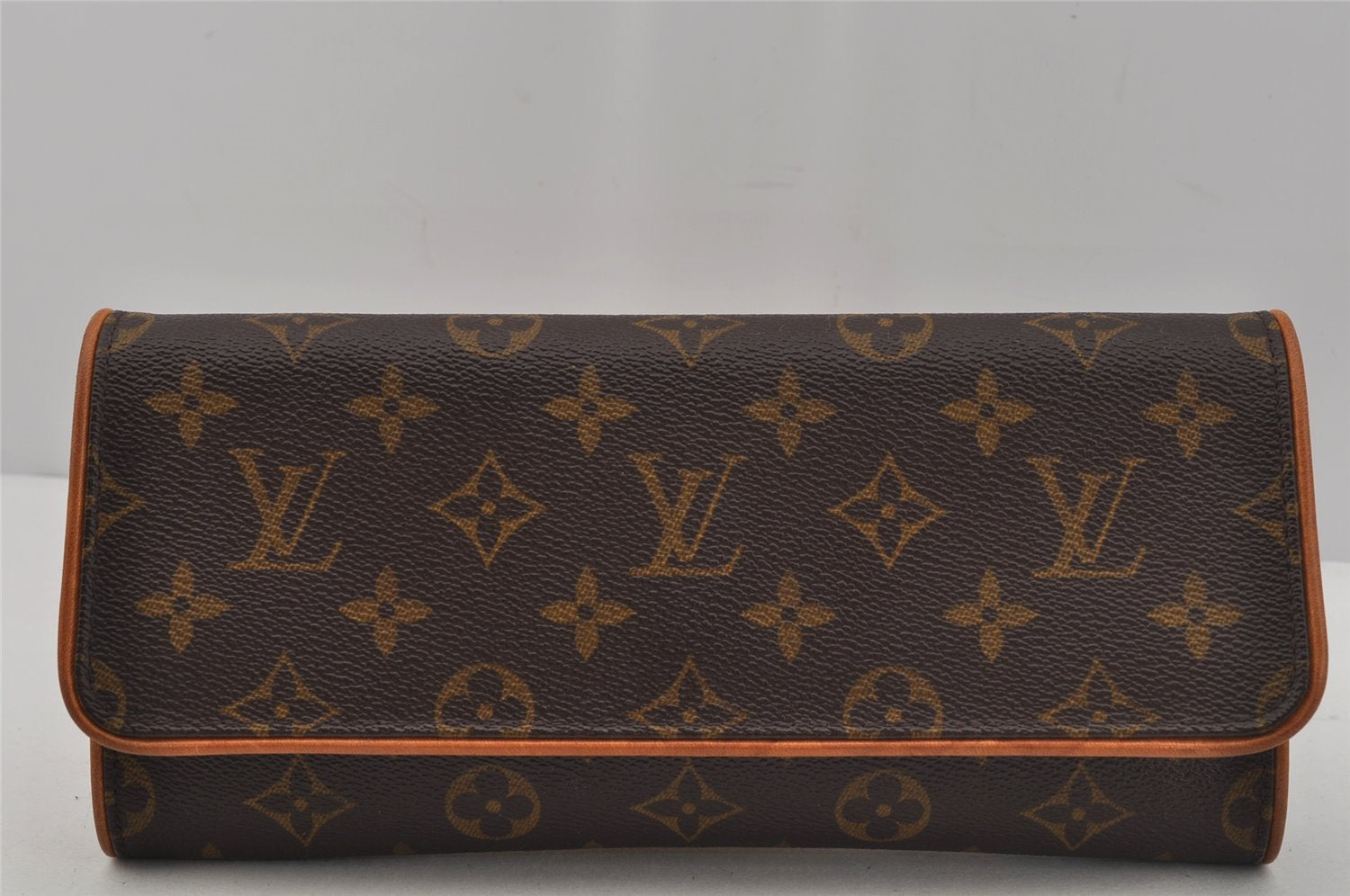 Authentic Louis Vuitton Monogram Pochette Twin GM Shoulder Bag M51852 LV 1681J