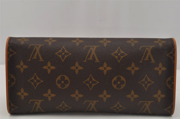 Authentic Louis Vuitton Monogram Pochette Twin GM Shoulder Bag M51852 LV 1681J