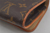 Authentic Louis Vuitton Monogram Pochette Twin GM Shoulder Bag M51852 LV 1681J