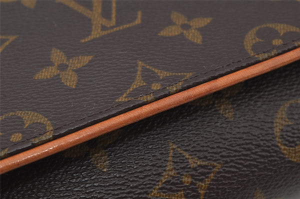 Authentic Louis Vuitton Monogram Pochette Twin GM Shoulder Bag M51852 LV 1681J