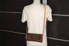 Authentic Louis Vuitton Monogram Pochette Twin GM Shoulder Bag M51852 LV 1681J