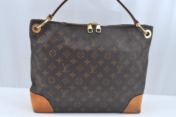 Authentic Louis Vuitton Monogram Berri PM Shoulder Hand Bag M41623 LV Junk 1682J