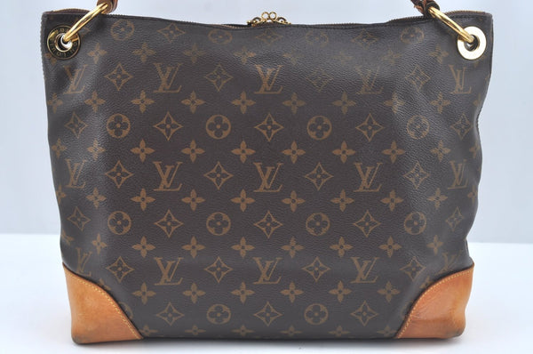 Authentic Louis Vuitton Monogram Berri PM Shoulder Hand Bag M41623 LV Junk 1682J