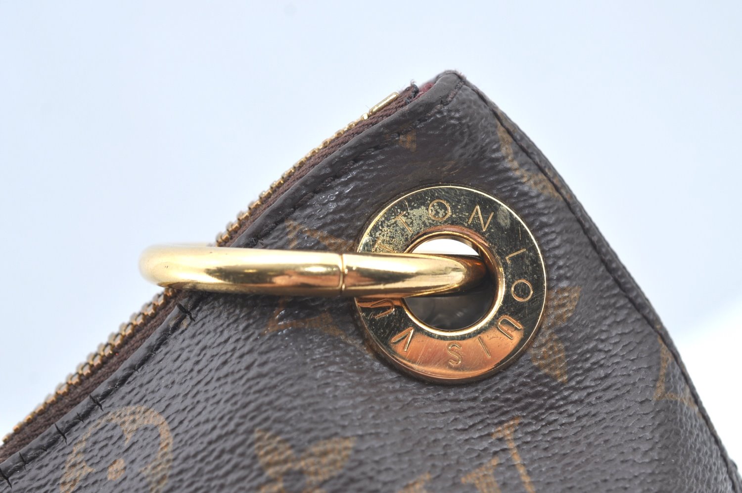 Authentic Louis Vuitton Monogram Berri PM Shoulder Hand Bag M41623 LV Junk 1682J