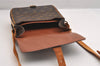 Authentic Louis Vuitton Monogram Cartouchiere MM M51253 Shoulder Cross Bag 1683I