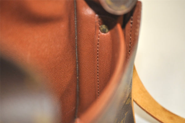 Authentic Louis Vuitton Monogram Cartouchiere MM M51253 Shoulder Cross Bag 1683I