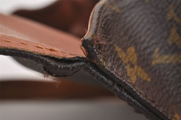 Authentic Louis Vuitton Monogram Cartouchiere MM M51253 Shoulder Cross Bag 1683I