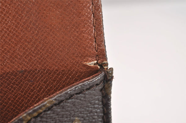 Authentic Louis Vuitton Monogram Cartouchiere MM M51253 Shoulder Cross Bag 1683I