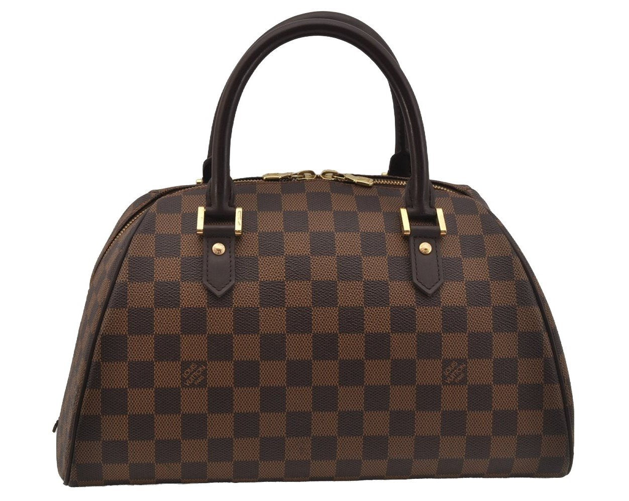 Authentic Louis Vuitton Damier Ribera MM Hand Boston Bag Purse N41434 LV 1683J
