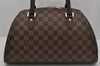 Authentic Louis Vuitton Damier Ribera MM Hand Boston Bag Purse N41434 LV 1683J