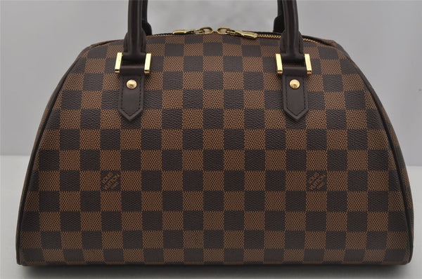 Authentic Louis Vuitton Damier Ribera MM Hand Boston Bag Purse N41434 LV 1683J