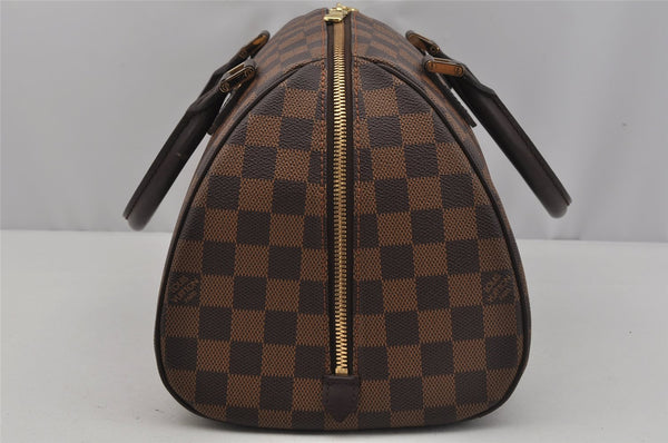 Authentic Louis Vuitton Damier Ribera MM Hand Boston Bag Purse N41434 LV 1683J