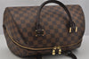 Authentic Louis Vuitton Damier Ribera MM Hand Boston Bag Purse N41434 LV 1683J