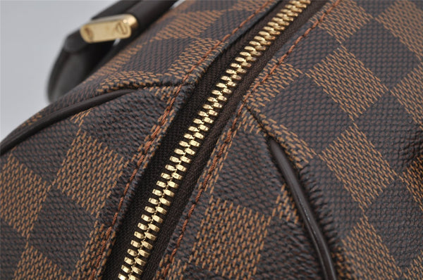 Authentic Louis Vuitton Damier Ribera MM Hand Boston Bag Purse N41434 LV 1683J