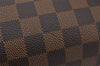 Authentic Louis Vuitton Damier Ribera MM Hand Boston Bag Purse N41434 LV 1683J