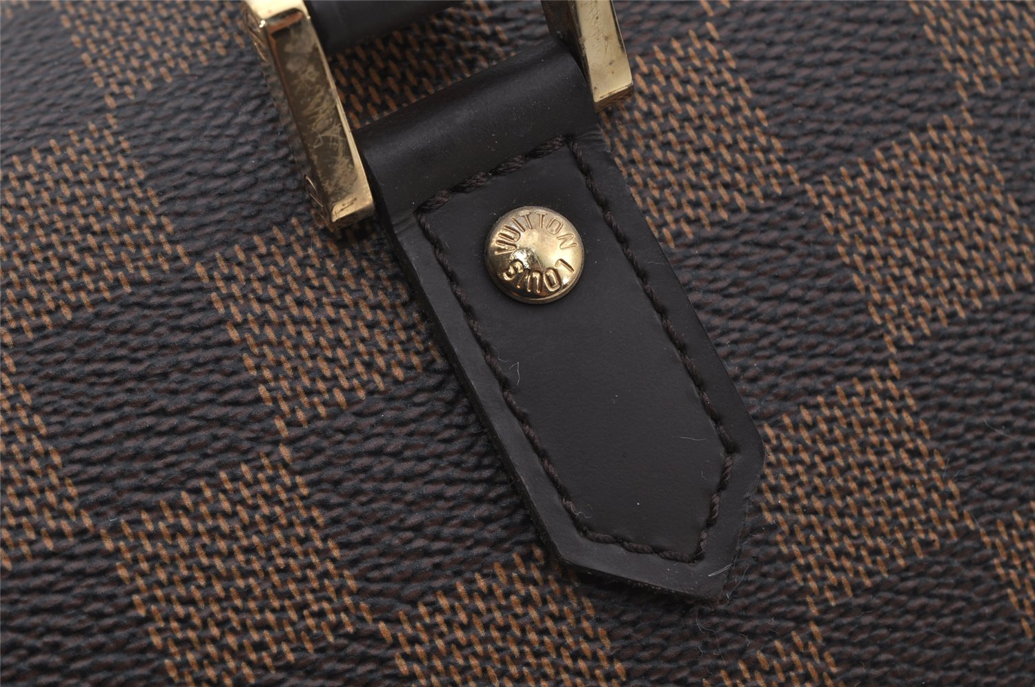 Authentic Louis Vuitton Damier Ribera MM Hand Boston Bag Purse N41434 LV 1683J