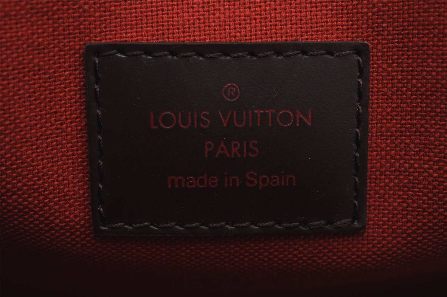 Authentic Louis Vuitton Damier Ribera MM Hand Boston Bag Purse N41434 LV 1683J