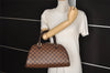 Authentic Louis Vuitton Damier Ribera MM Hand Boston Bag Purse N41434 LV 1683J