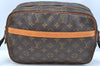 Authentic Louis Vuitton Monogram Reporter PM Shoulder Cross Bag M45254 LV 1684J