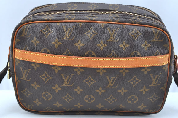 Authentic Louis Vuitton Monogram Reporter PM Shoulder Cross Bag M45254 LV 1684J