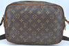 Authentic Louis Vuitton Monogram Reporter PM Shoulder Cross Bag M45254 LV 1684J