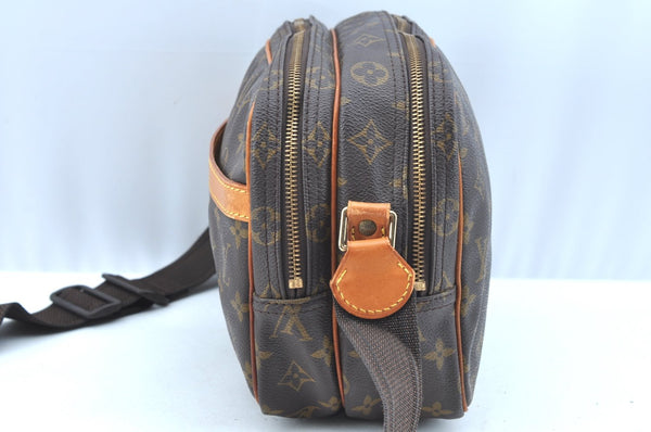 Authentic Louis Vuitton Monogram Reporter PM Shoulder Cross Bag M45254 LV 1684J