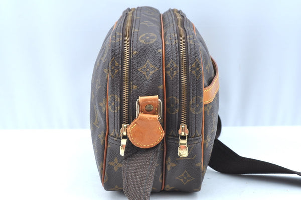 Authentic Louis Vuitton Monogram Reporter PM Shoulder Cross Bag M45254 LV 1684J