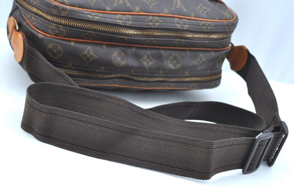 Authentic Louis Vuitton Monogram Reporter PM Shoulder Cross Bag M45254 LV 1684J