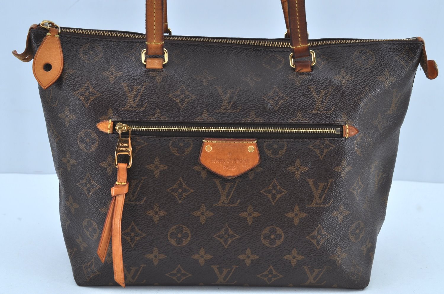 Authentic Louis Vuitton Monogram Iena PM Shoulder Tote Bag M42268 LV 1685H