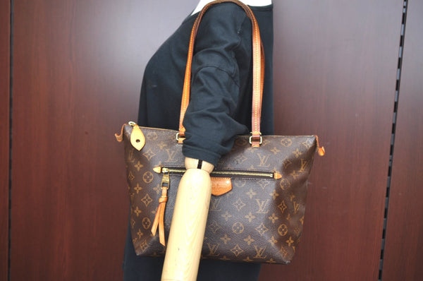 Authentic Louis Vuitton Monogram Iena PM Shoulder Tote Bag M42268 LV 1685H