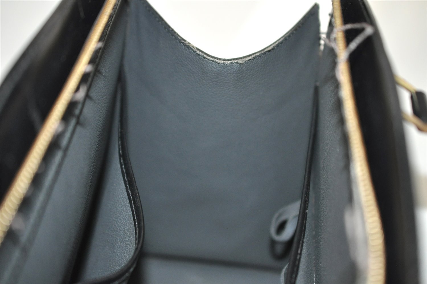 Authentic Louis Vuitton Epi Riviera Hand Bag Black M48182 LV 1685I