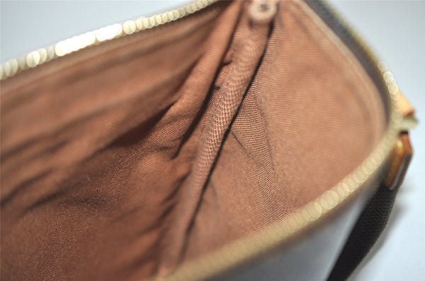 Auth Louis Vuitton Monogram Pochette Bosphore Shoulder Cross Bag M40044 LV 1686I