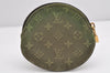 Authentic Louis Vuitton Monogram Mini Porte Monnaie Rond Coin Purse Green 1686K