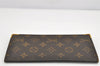 Auth Louis Vuitton Monogram Porte Valeurs Cartes Credit Wallet Old Model 1687K