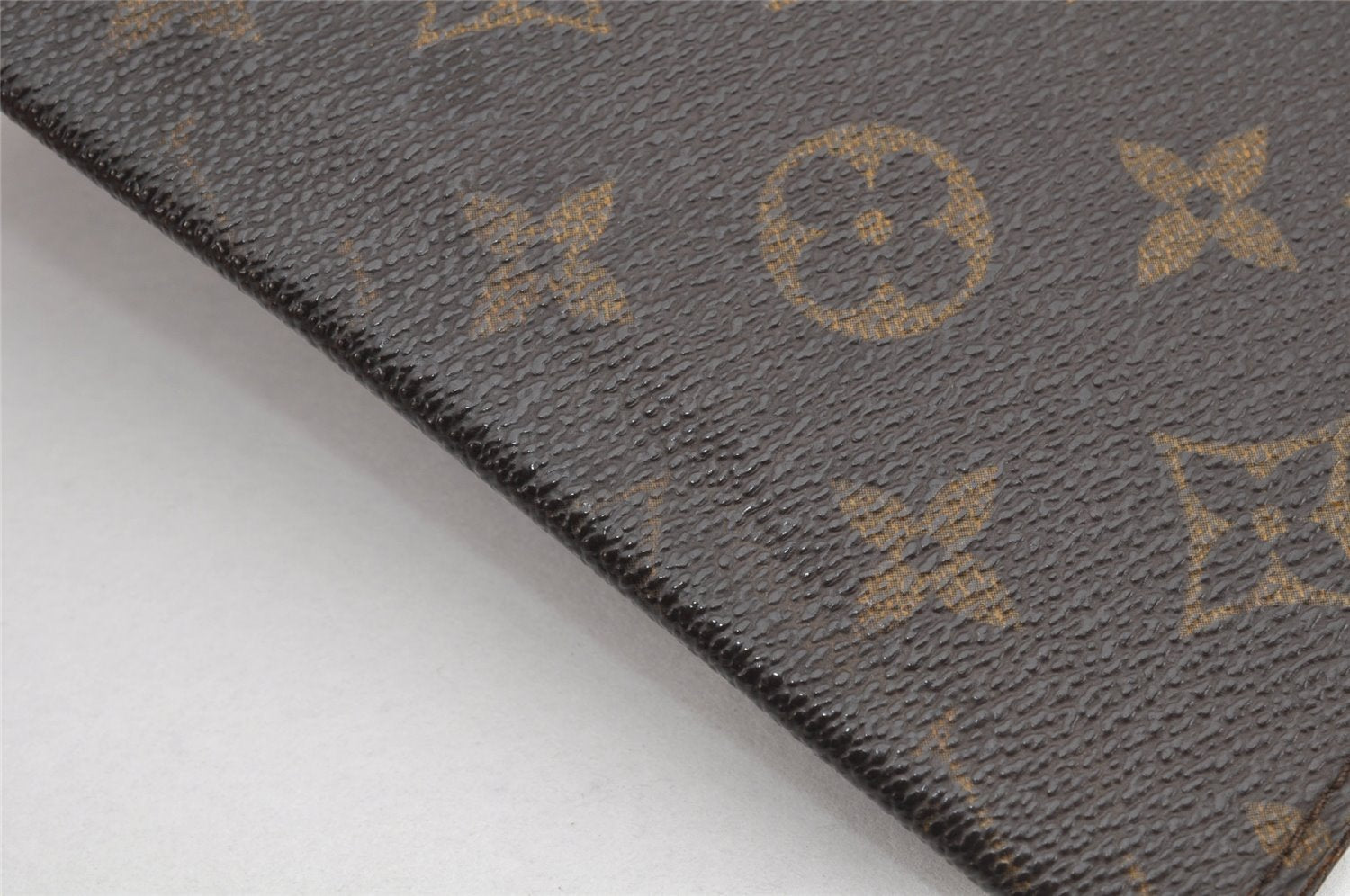 Auth Louis Vuitton Monogram Porte Valeurs Cartes Credit Wallet Old Model 1687K